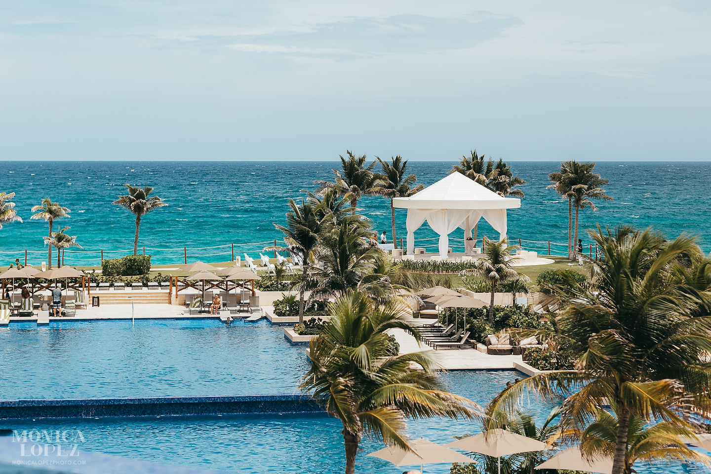 Hyatt Ziva Cancun Wedding by Monica Lopez Photography