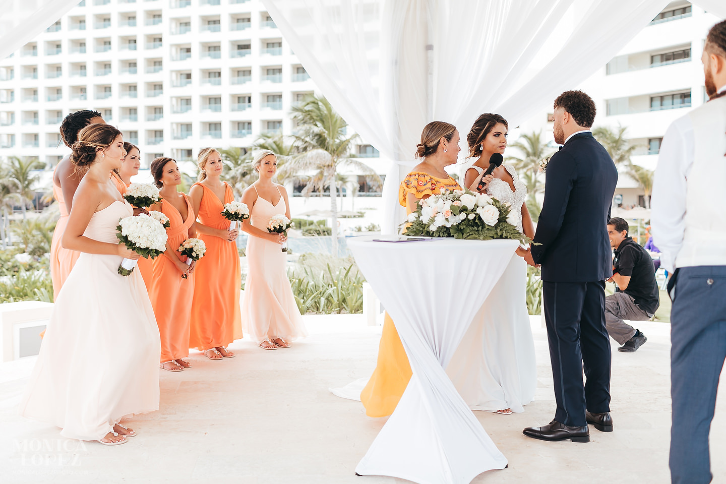 Hyatt Ziva Cancun Wedding by Monica Lopez Photography