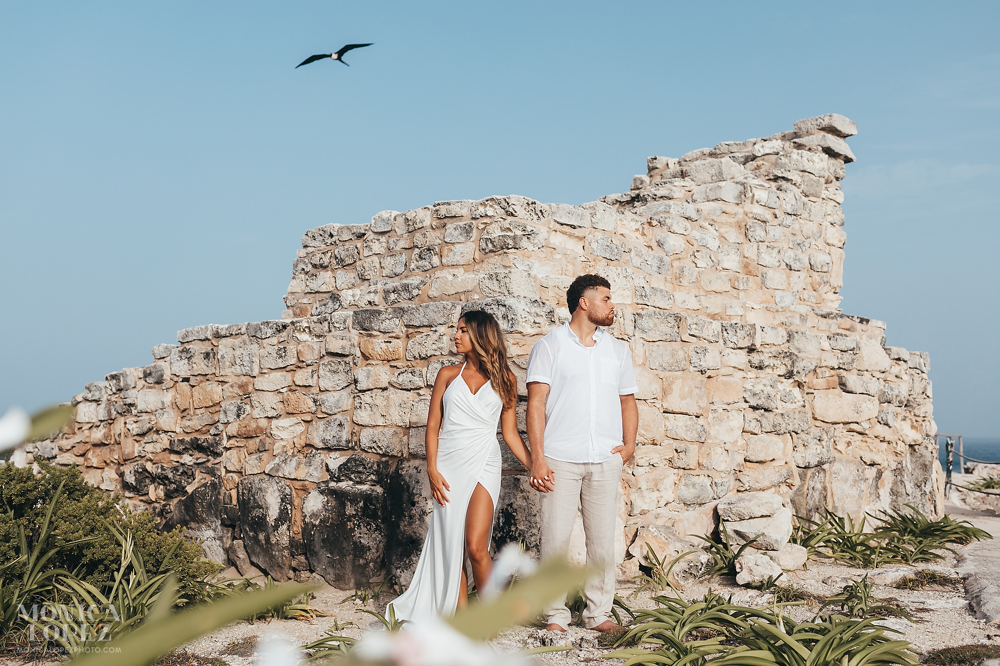 Isla Mujeres Trash The Dress by Monica Lopez Photography