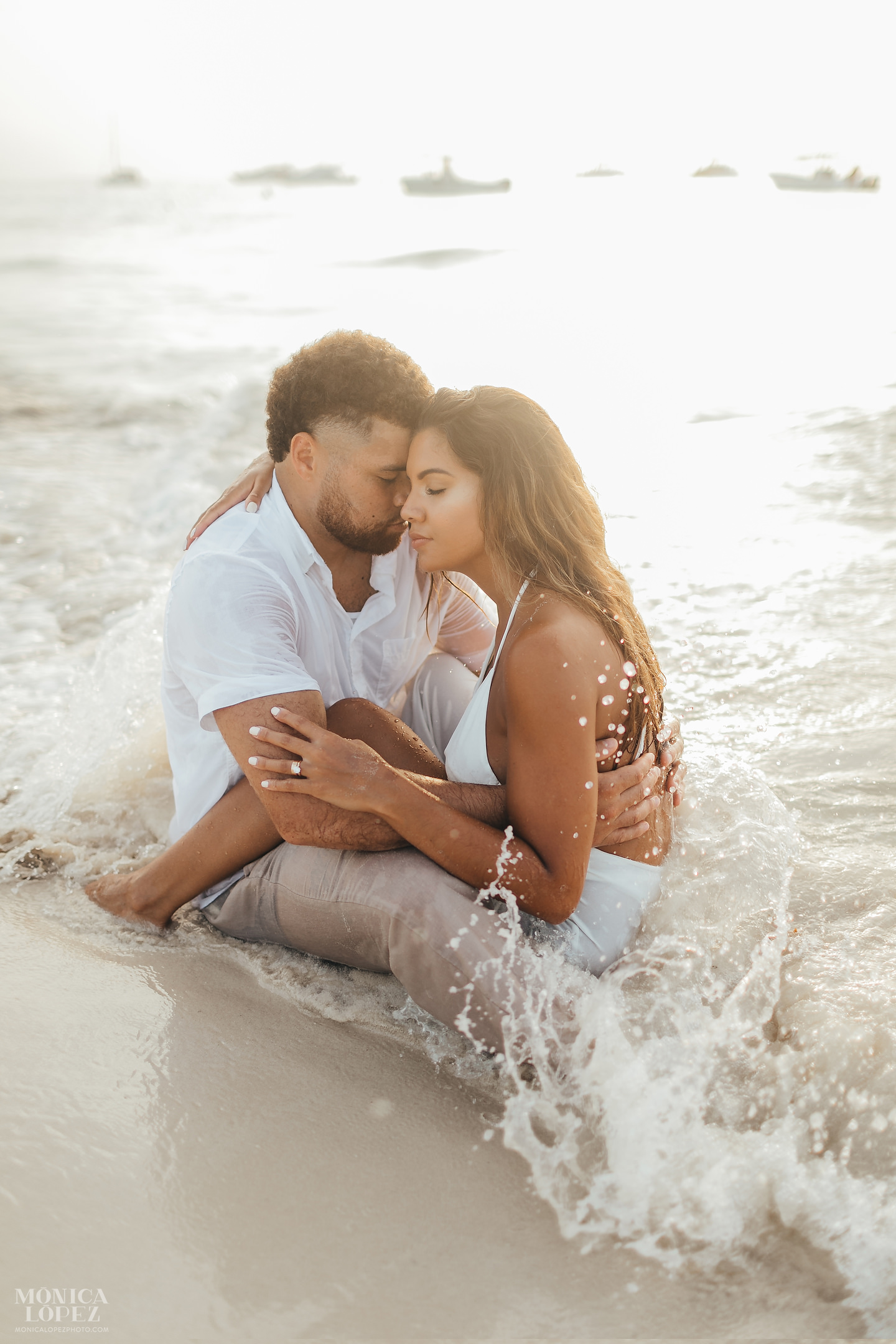 Isla Mujeres Trash The Dress by Monica Lopez Photography