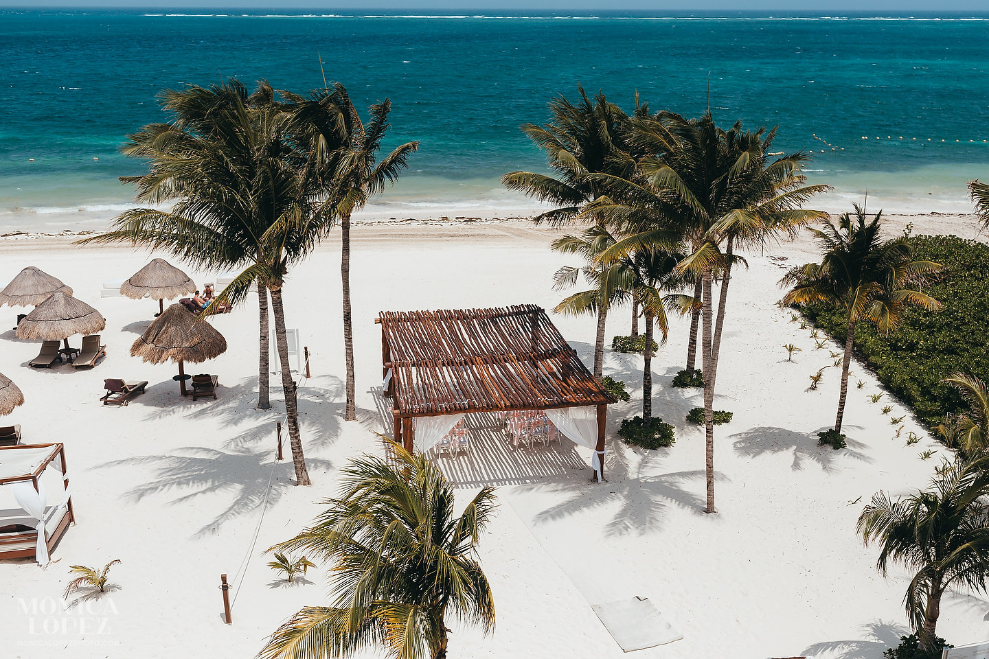 Excellence Riviera Cancun Beach Wedding Lindsey Kyle