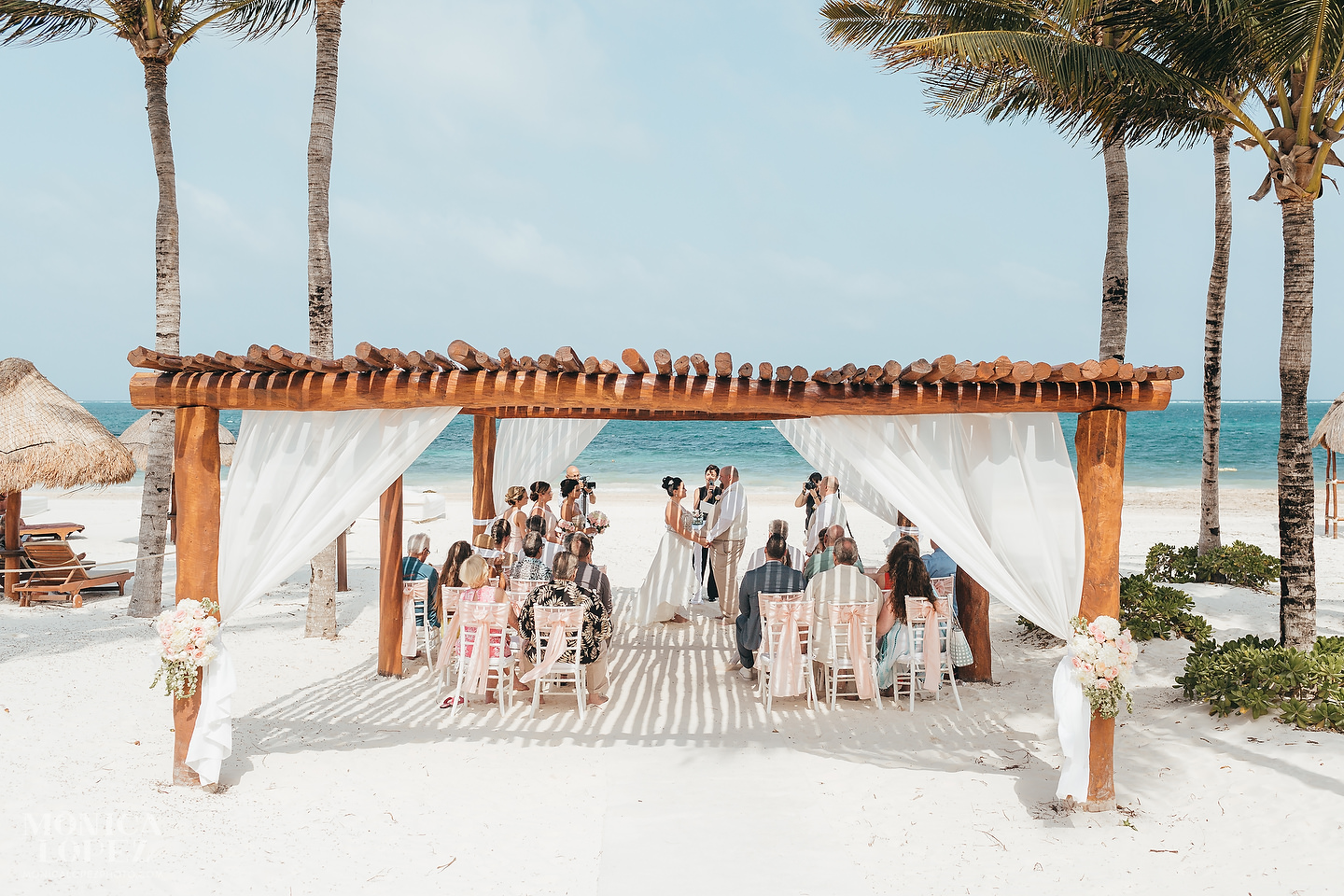 Excellence Riviera Cancun Beach Wedding Lindsey Kyle