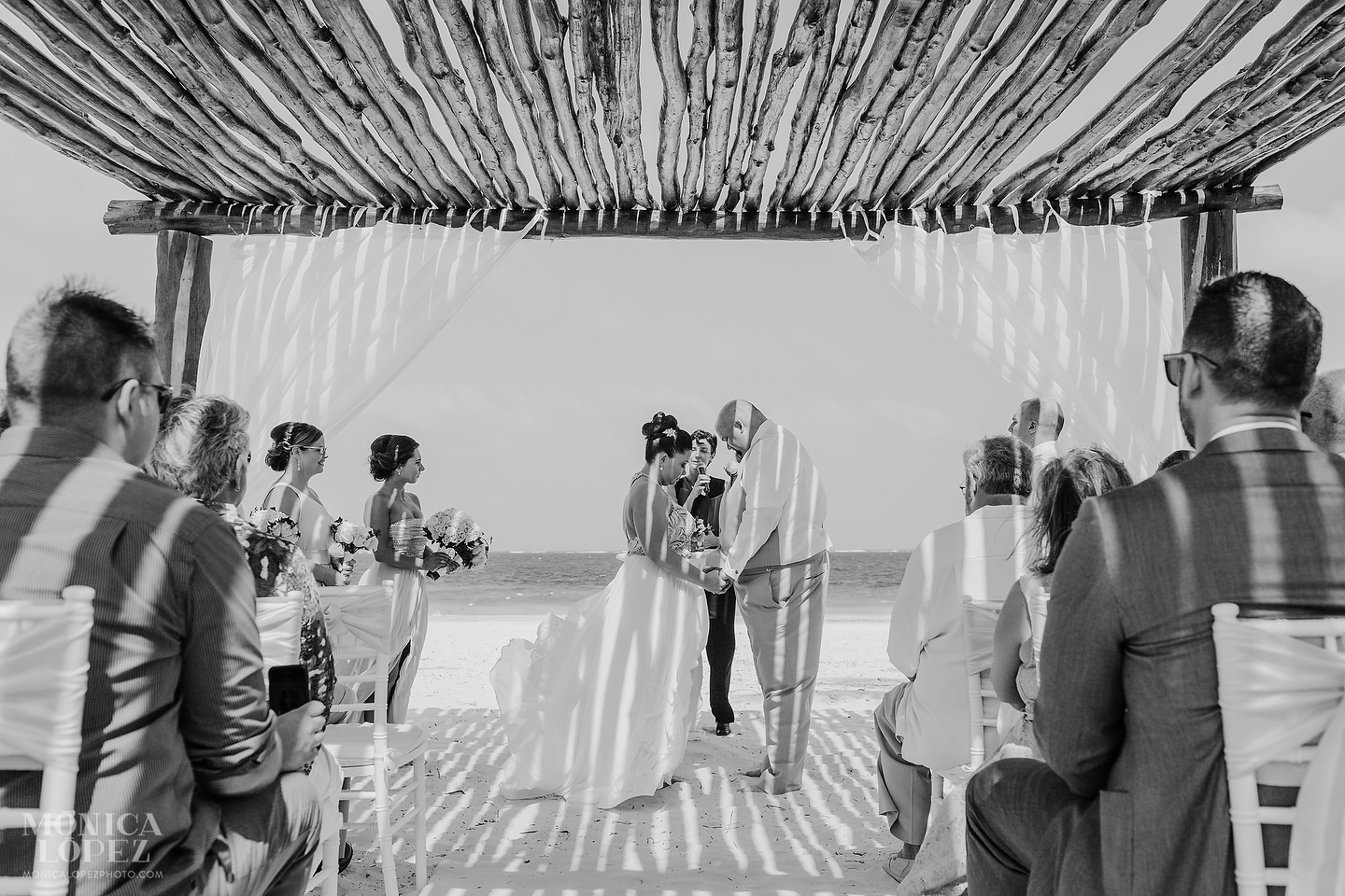Excellence Riviera Cancun Beach Wedding by Monica Lopez Photography
