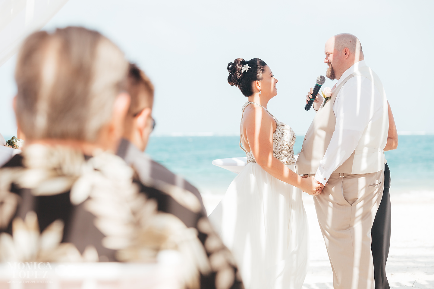 Excellence Riviera Cancun Beach Wedding by Monica Lopez Photography
