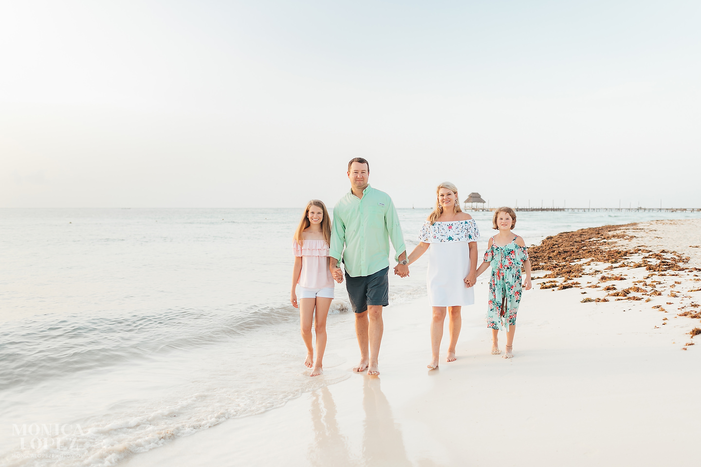 Isla Mujeres Family Portraits by Monica Lopez Photography