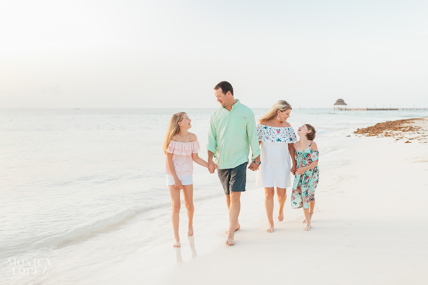 Isla Mujeres Family Portraits by Monica Lopez Photography