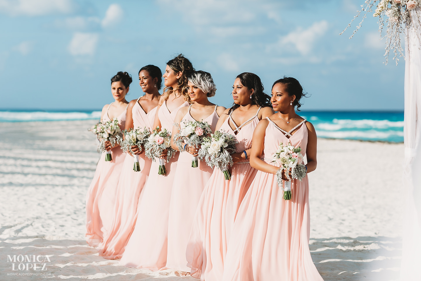 Omni Cancun Wedding by Monica Lopez Photography