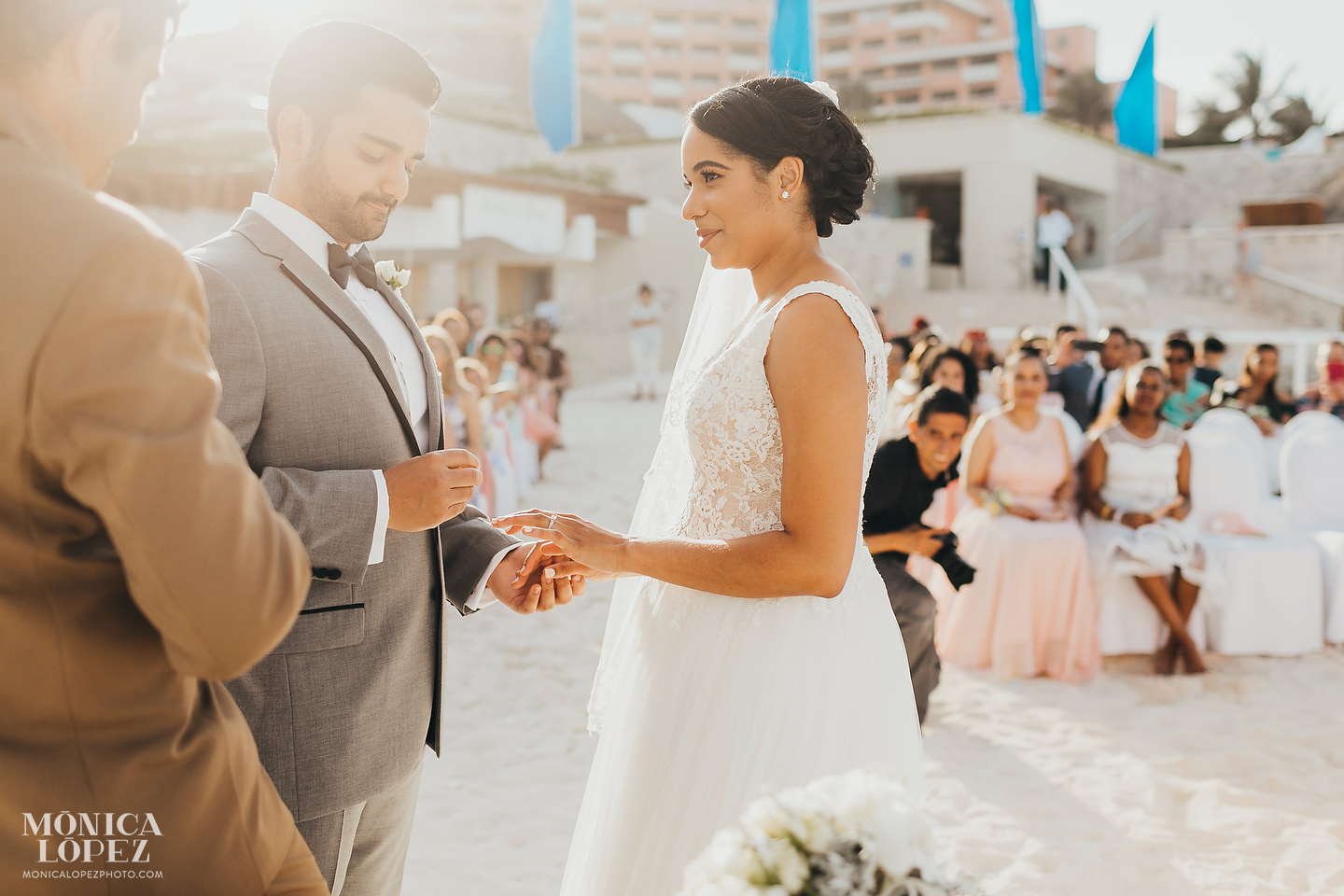 Omni Cancun Wedding by Monica Lopez Photography