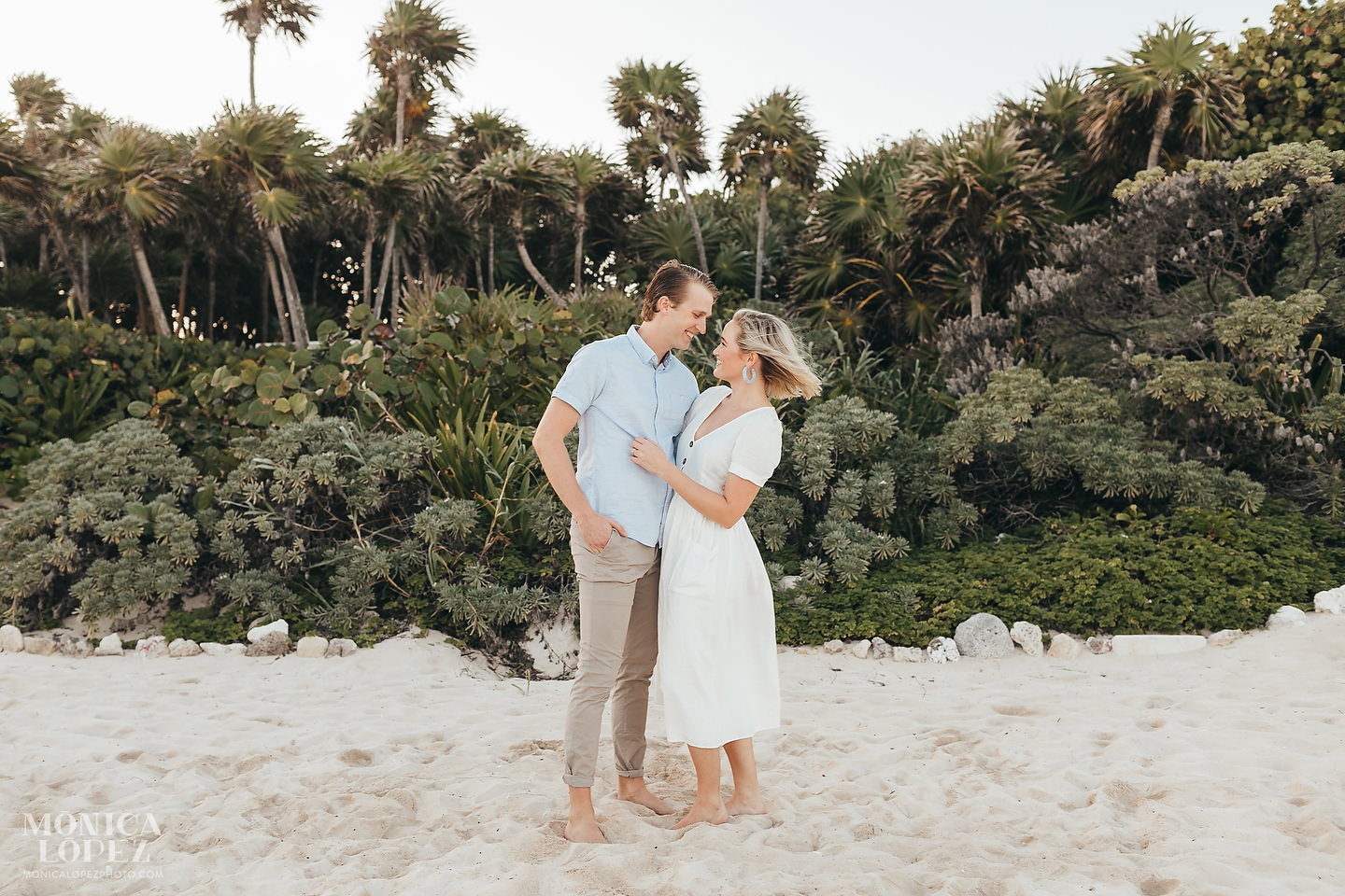 Grand Luxxe Riviera Maya Romantic Portraits by Monica Lopez Photography