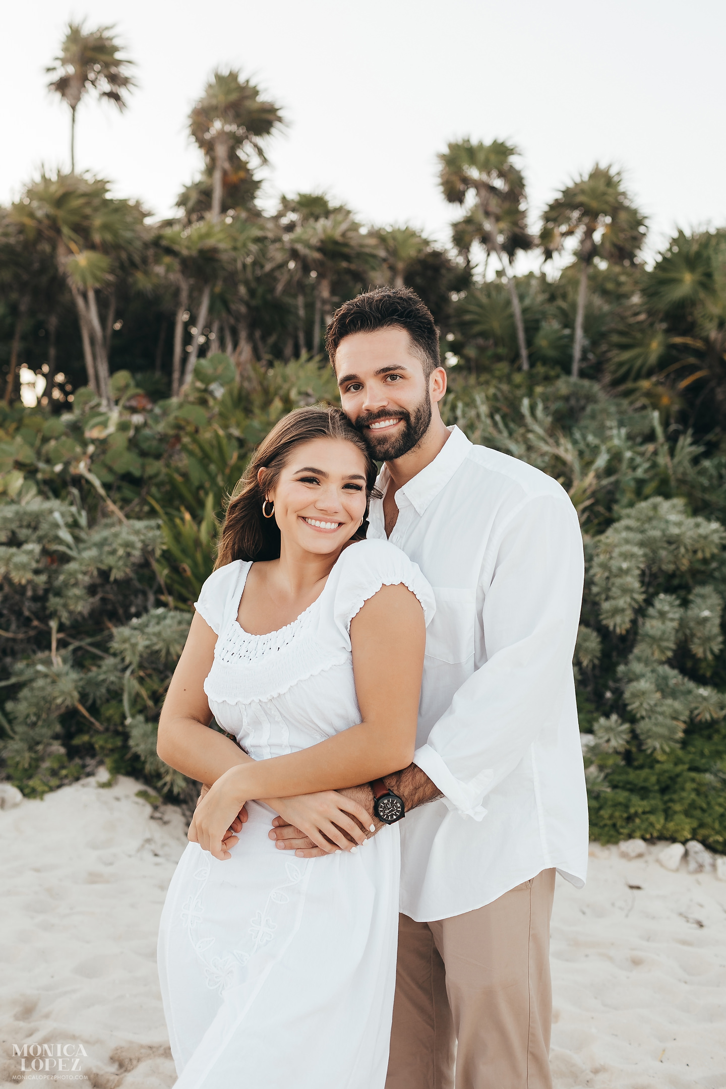 Grand Luxxe Riviera Maya Romantic Portraits by Monica Lopez Photography