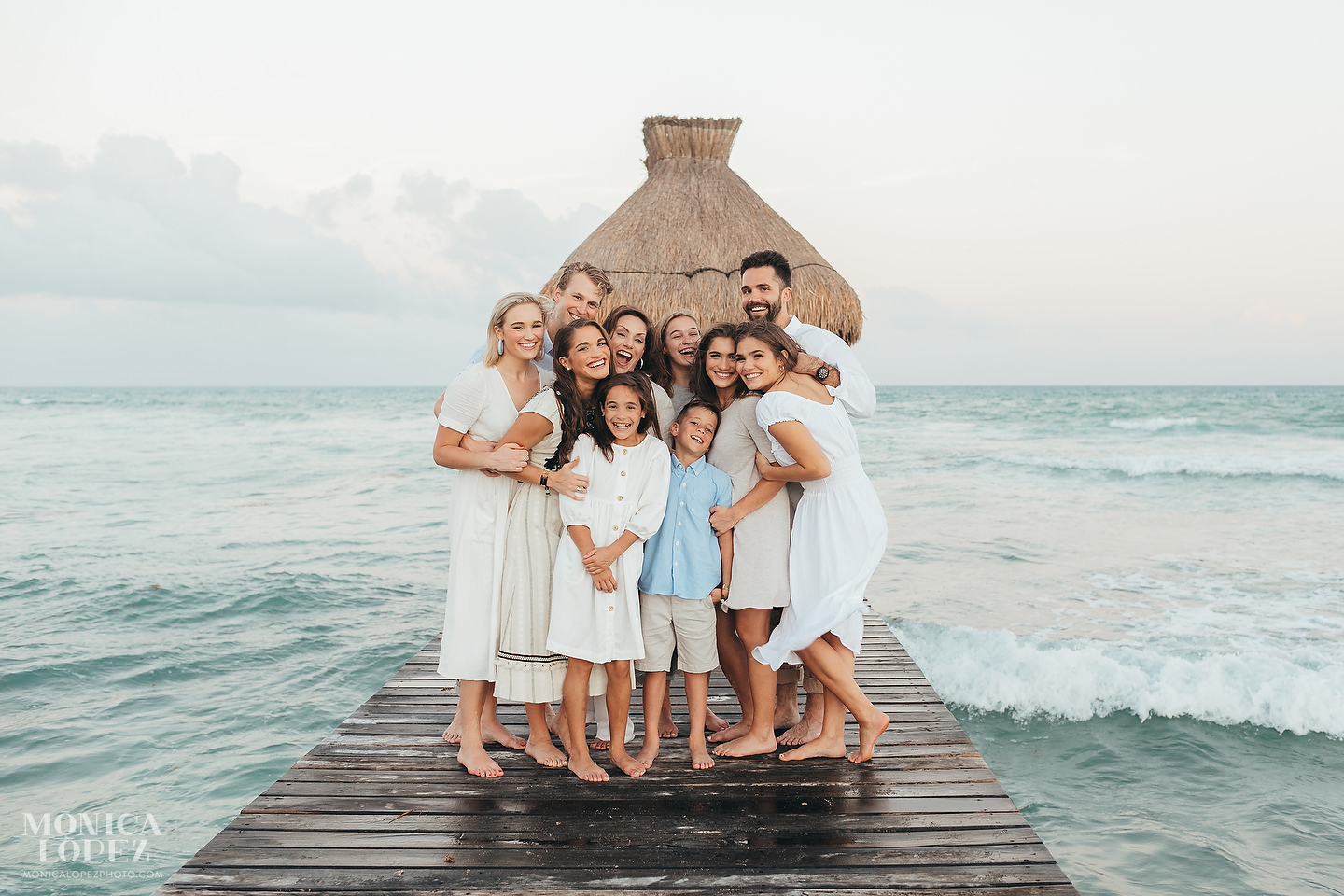 Grand Luxxe Riviera Maya Family Portraits by Monica Lopez Photography