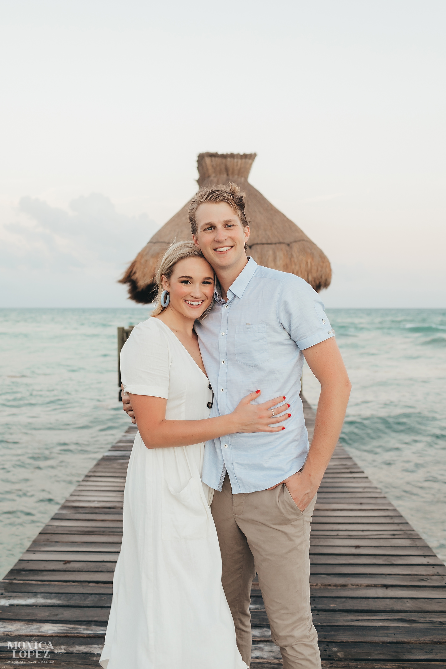 Grand Luxxe Riviera Maya Romantic Portraits by Monica Lopez Photography