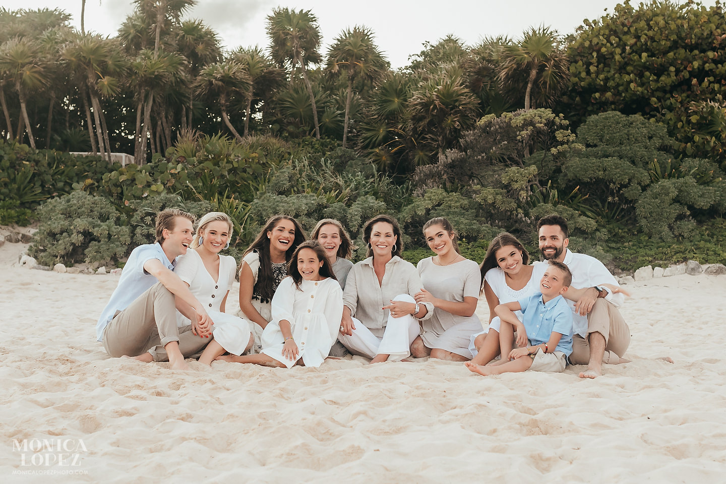 Grand Luxxe Riviera Maya Family Portraits by Monica Lopez Photography