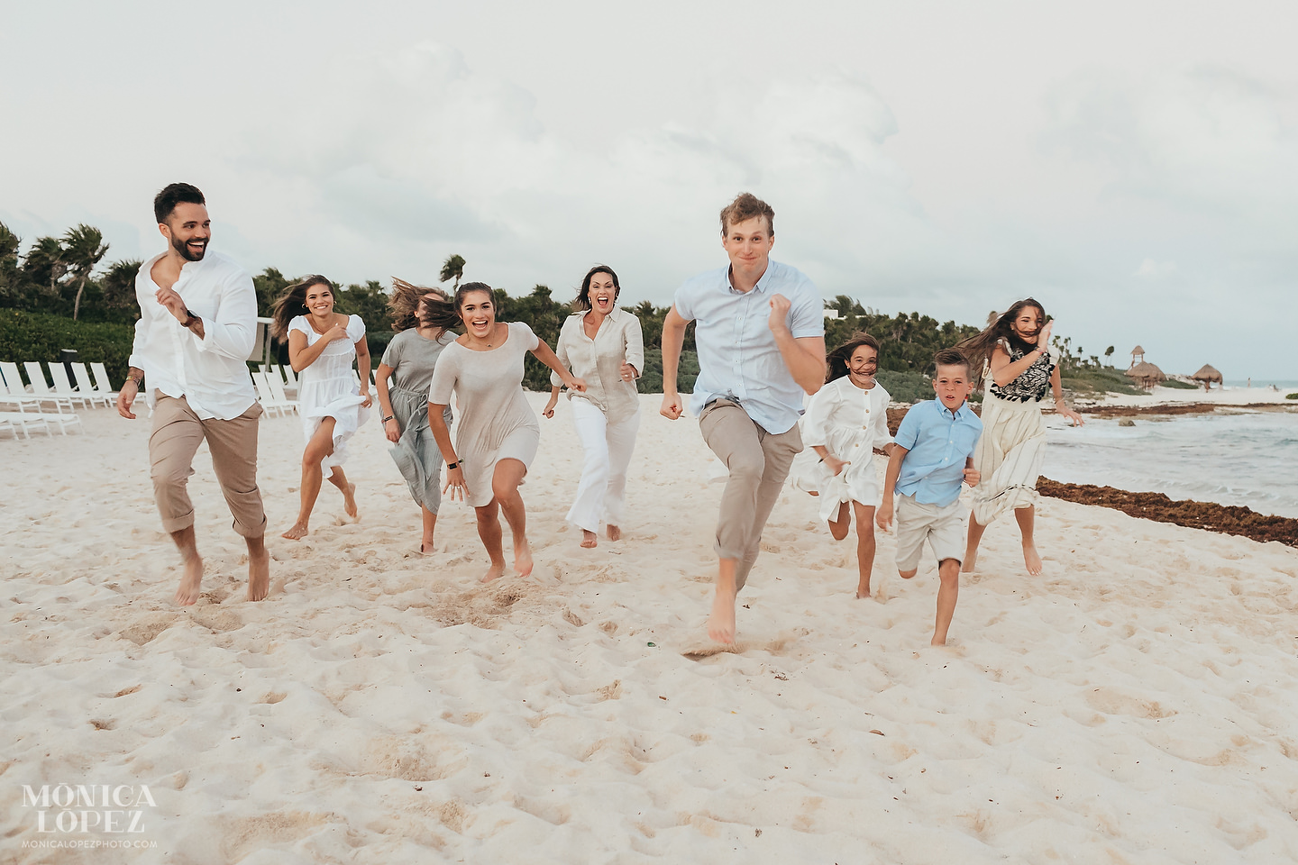 Grand Luxxe Riviera Maya Family Portraits by Monica Lopez Photography