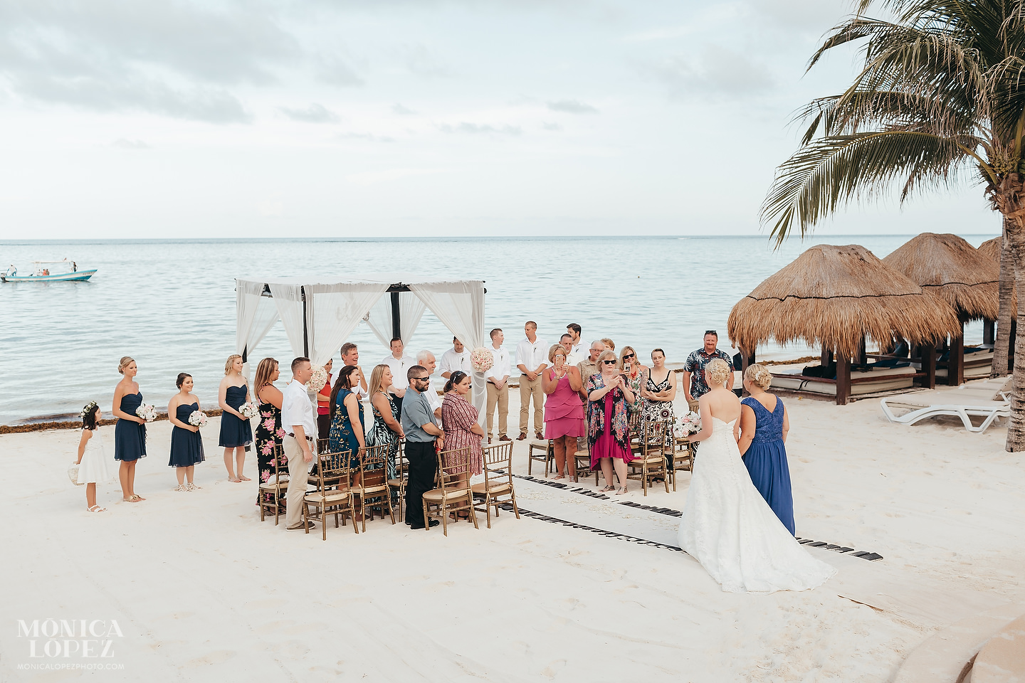 Azul Beach Riviera Wedding by Monica Lopez Photography