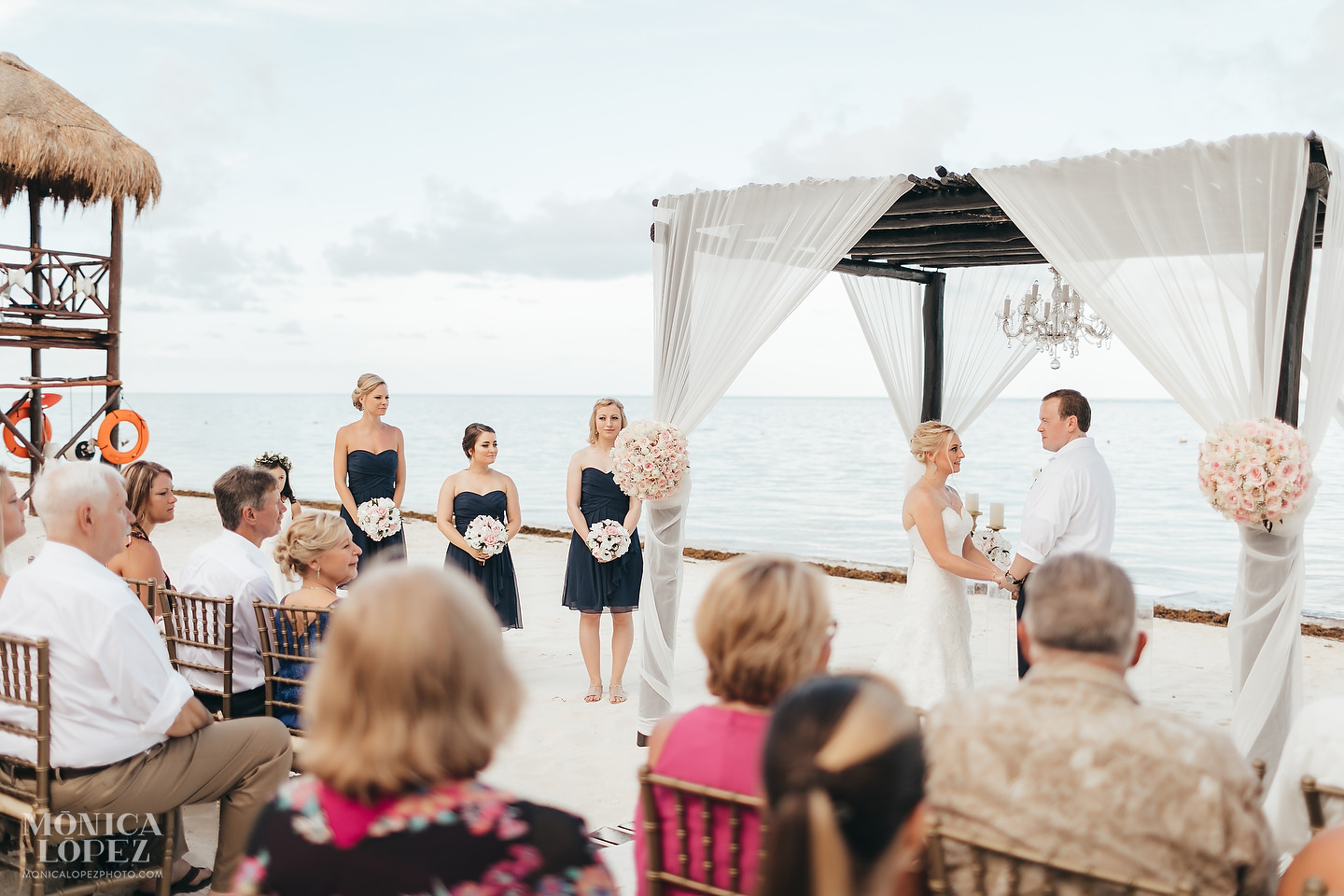 Azul Beach Riviera Wedding by Monica Lopez Photography