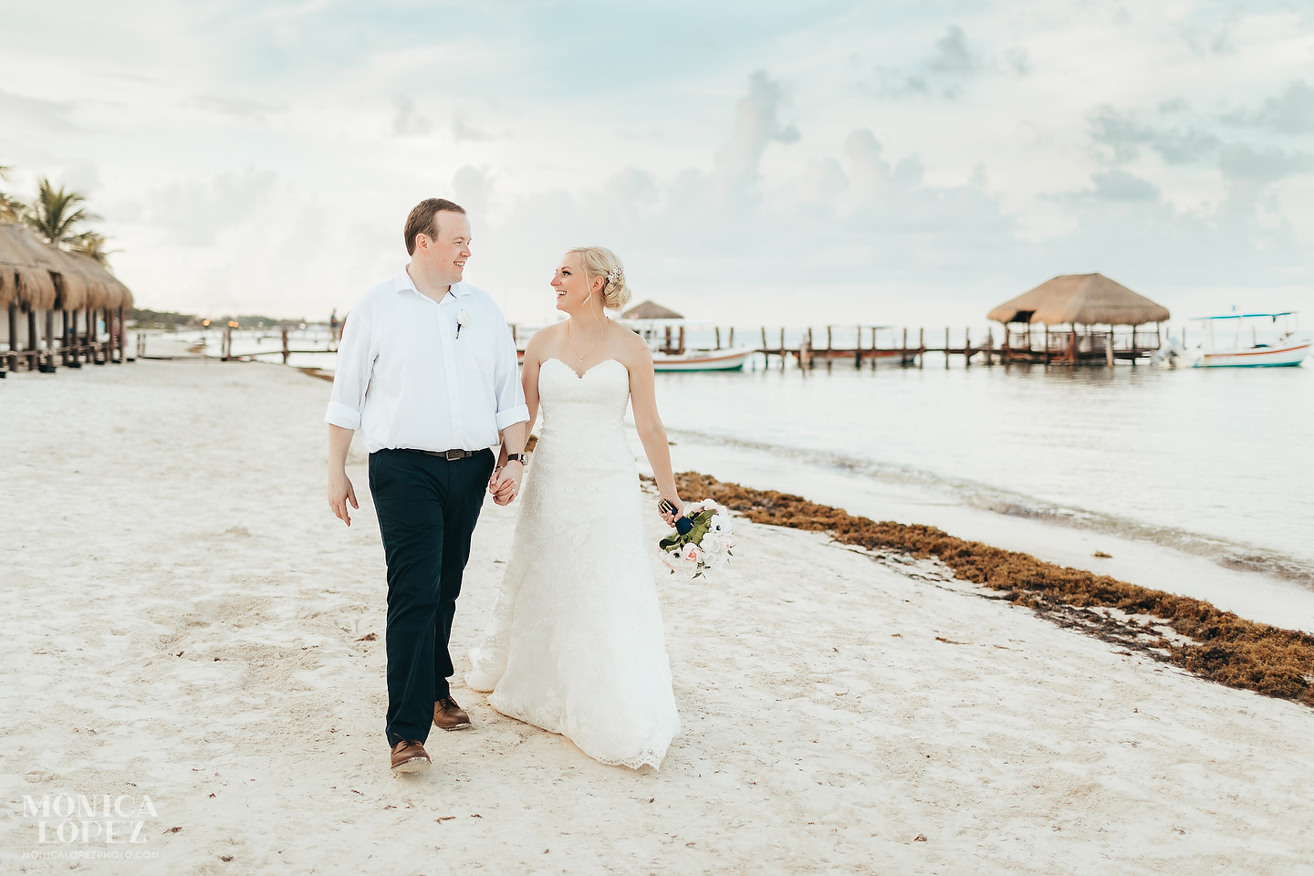 Azul Beach Resort Riviera Maya Wedding by Monica Lopez Photography
