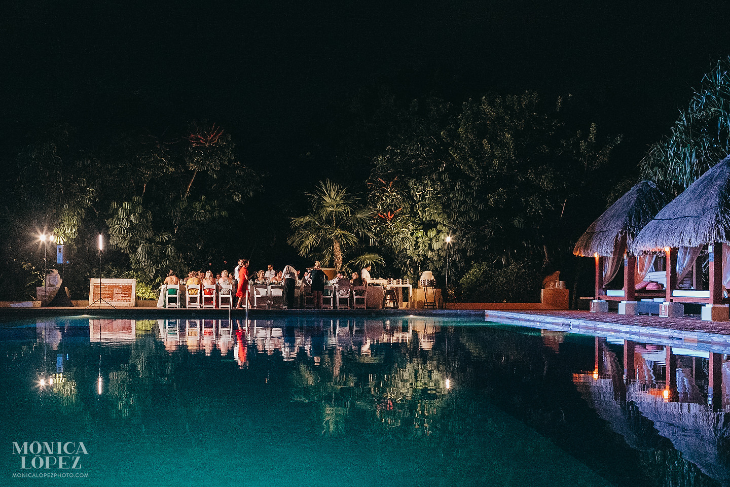 Preferred Pool Now Sapphire Riviera Cancun Wedding by Monica Lopez Photography