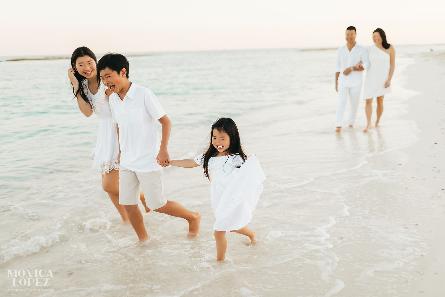 Rosewood Mayakoba Family Portraits by Monica Lopez Photography