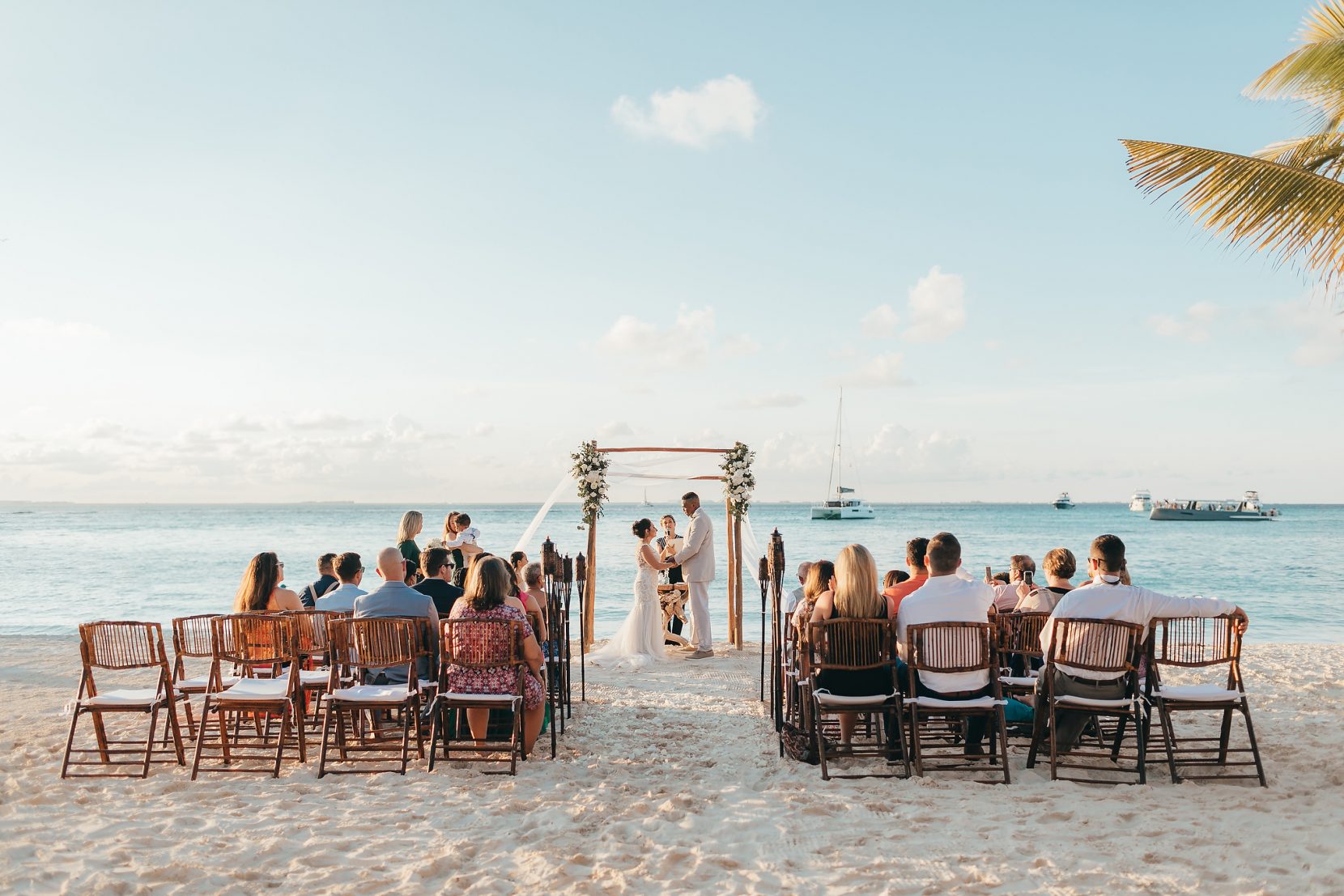 Isla Mujeres Playa Norte Sunset Wedding