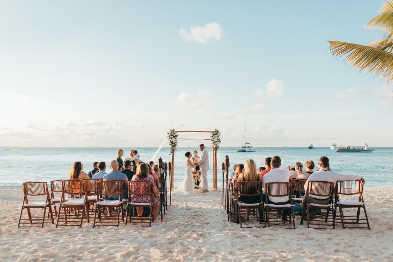 Isla Mujeres Playa Norte Sunset Wedding by Monica Lopez Photography