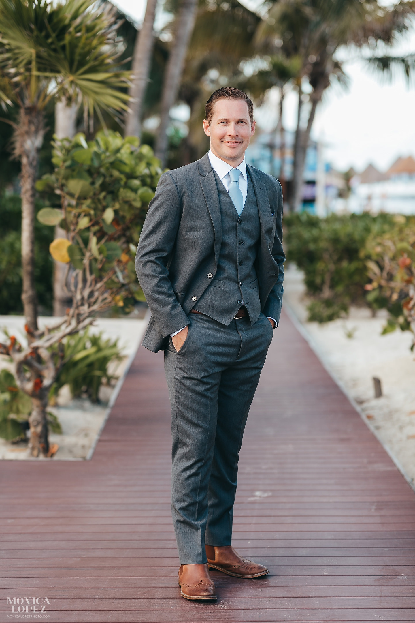 Dreams Riviera Cancun Beach Wedding by Monica Lopez Photography