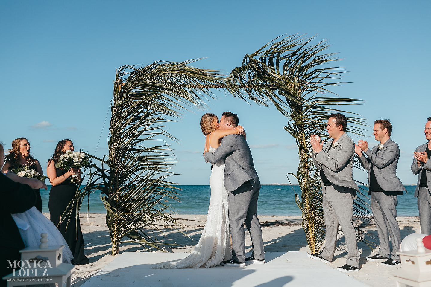 Finest Playa Mujeres Wedding by Monica Lopez Photography
