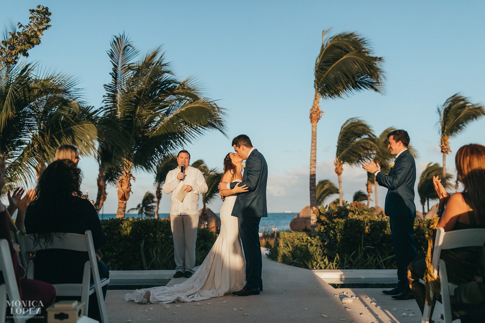 Finest Stone Gazebo Wedding by Monica Lopez Photography