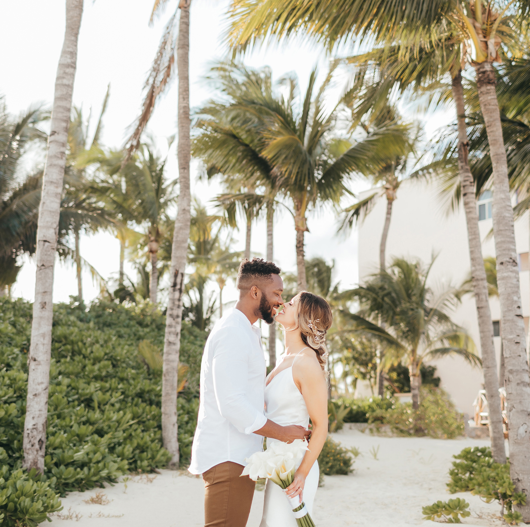 Excellence Riviera Cancun Elopement Portraits by Monica Lopez Photography